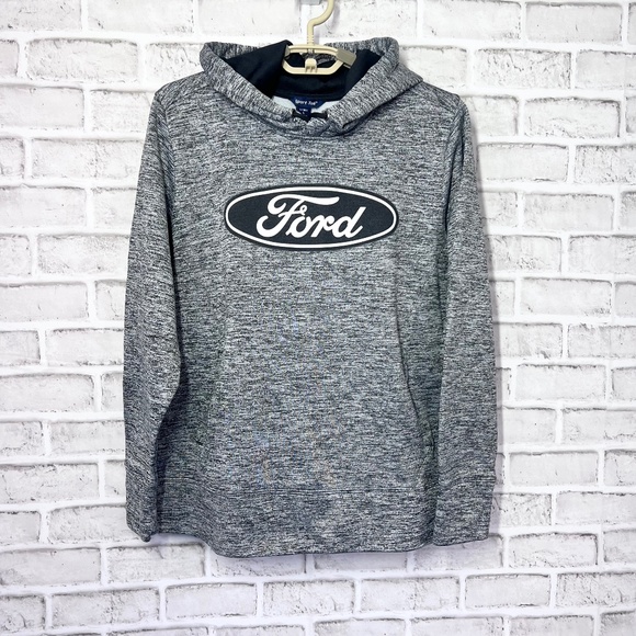 |•SPORT-TEK•| FORD Hooded Sweatshirt Hoodie Women Large - Picture 1 of 7